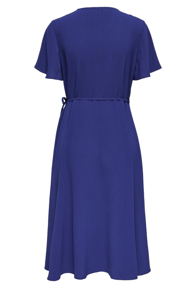 ONLCALI LIFE S/S MIDI WRAP DRESS WV 15269622 Mazarine Blue